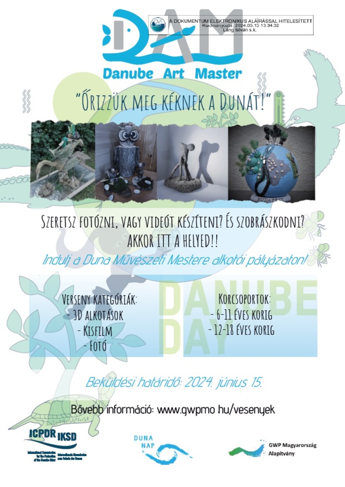 Duna Művészeti Mestere 2024 plakát
